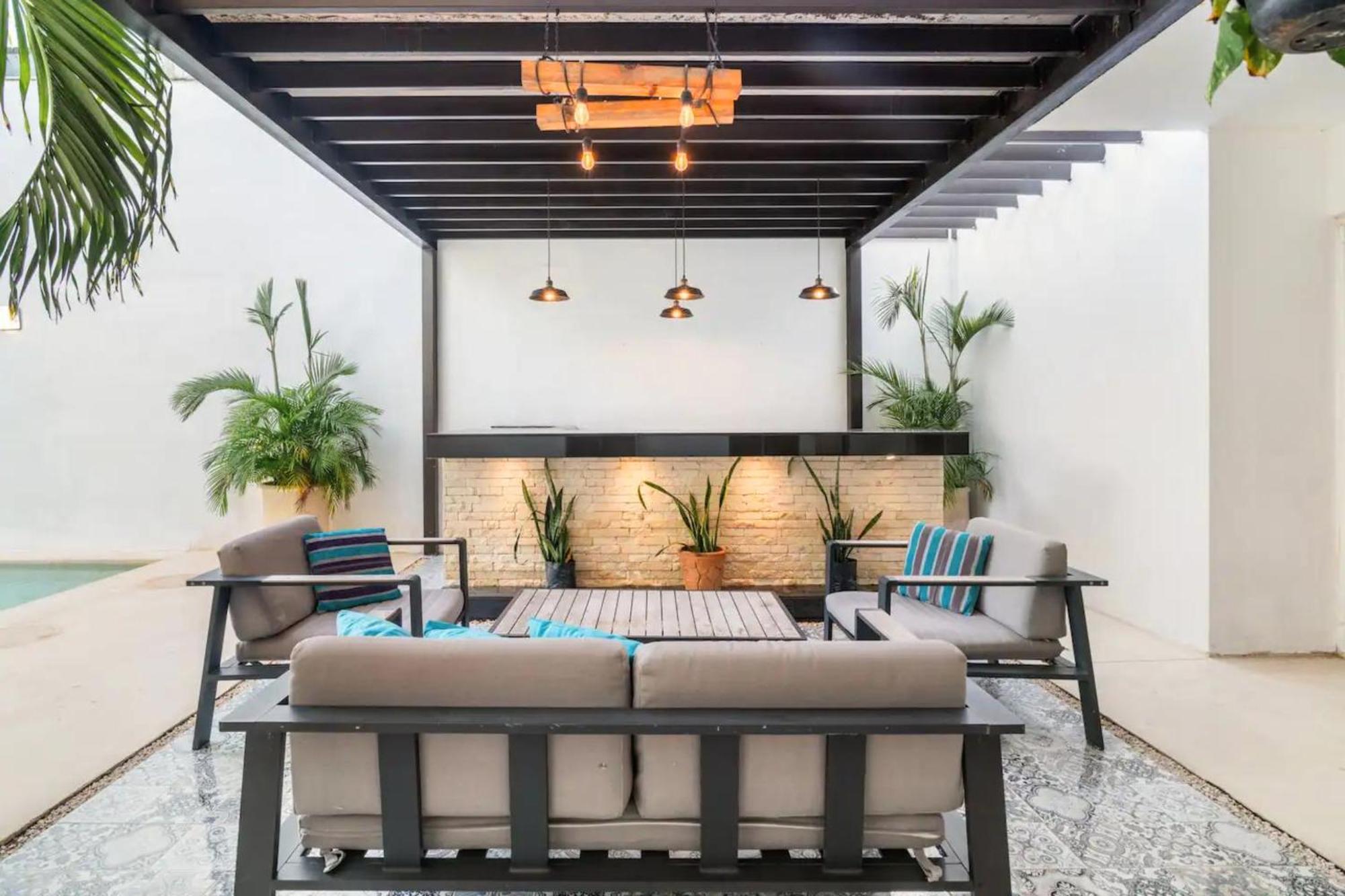 Villa Moderna Con Alberca, Gimnasio Y Cochera ميريدا المظهر الخارجي الصورة